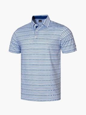Deolax Texas Golf Polo Shirt XL Blue White